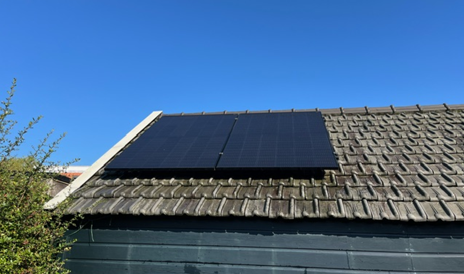 off grid voorbeeld 2 panelen