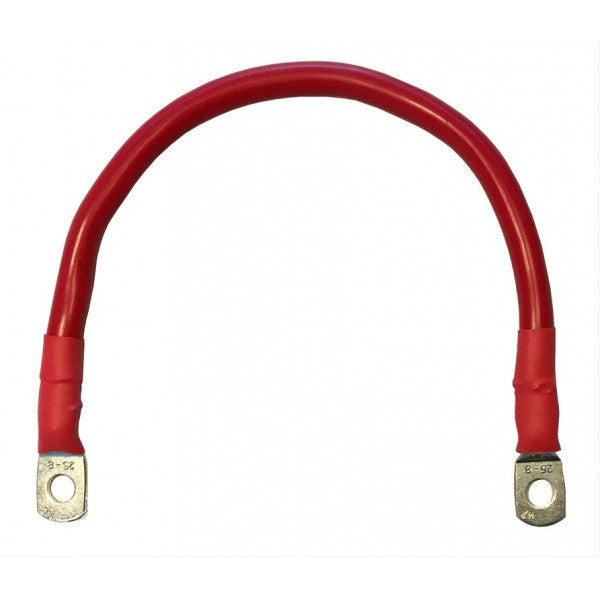 Accu kabel rood 16mm 30cm M6-M8