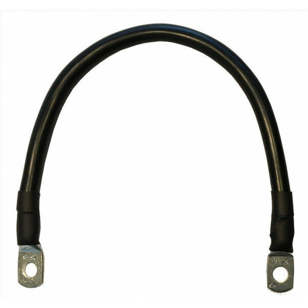 Accu kabel zwart 25mm 30cm M6-M8